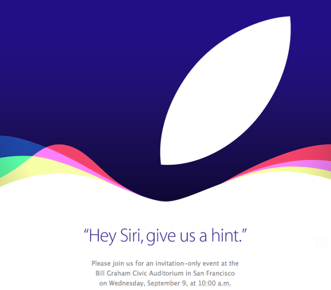 Apple iPhone event announced for Wednesday, September 9