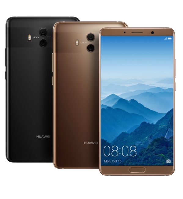 HUAWEI Mate 10 摩卡金、亮黑色